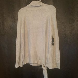 Grey Vera Wang turtleneck sweater